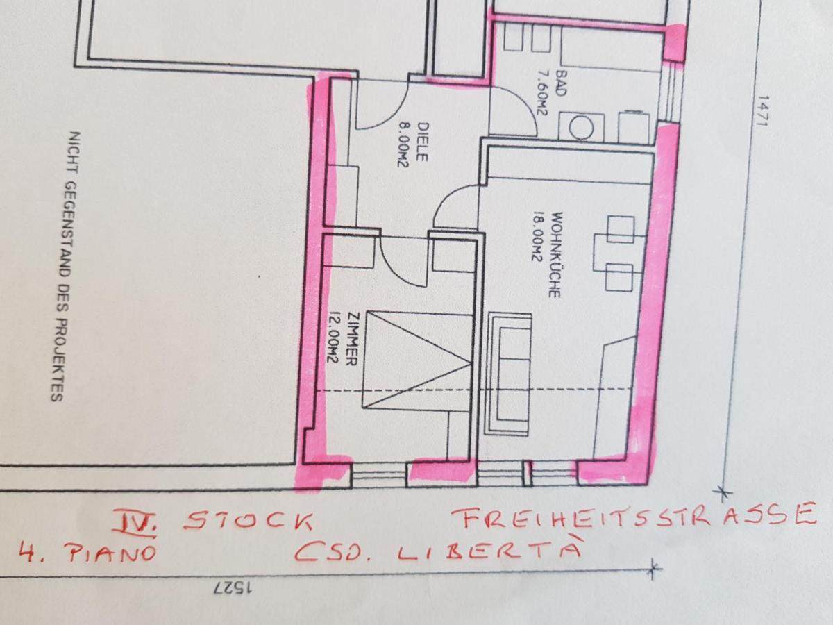 Hager Apartment 3 Мерано Екстериор снимка